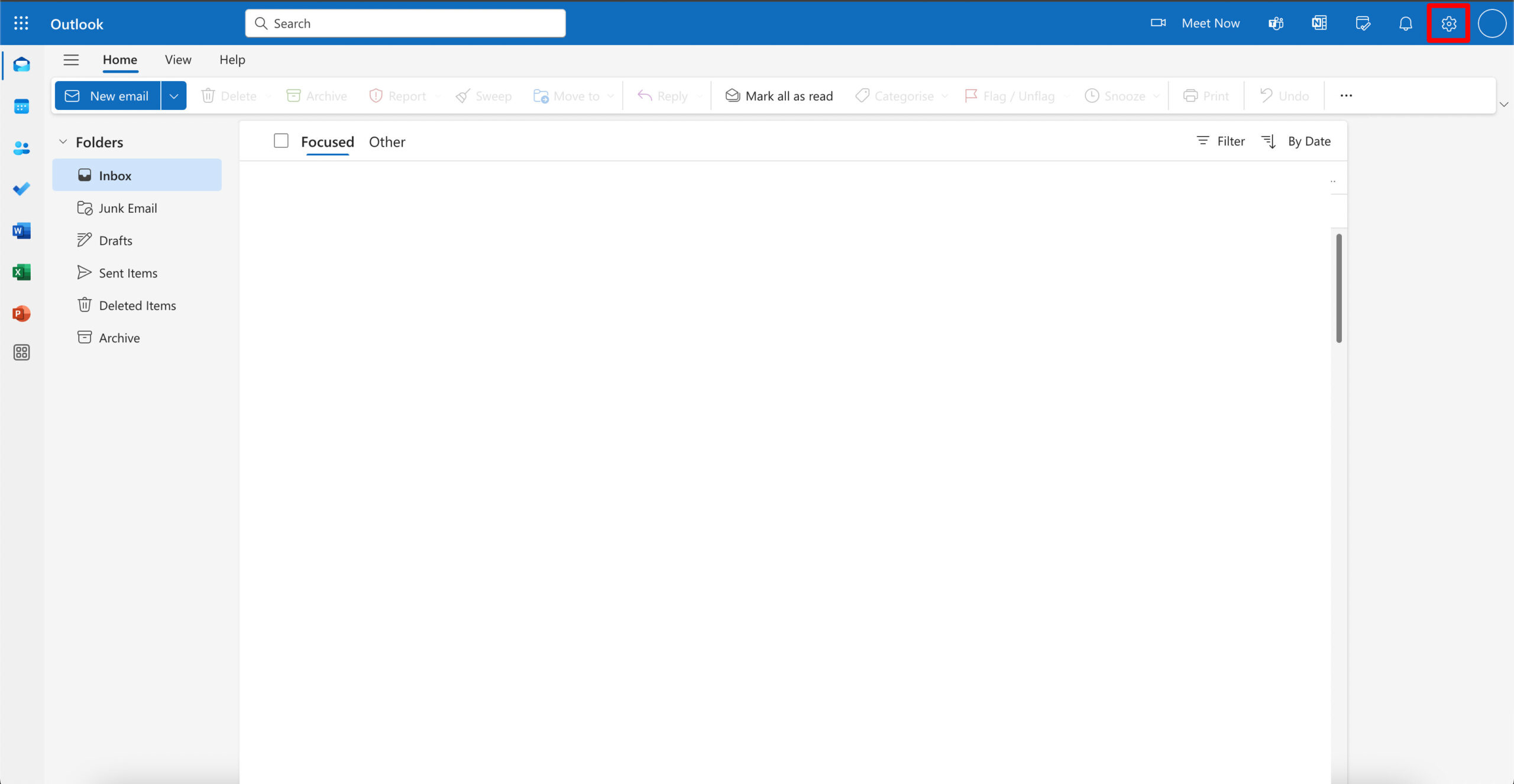 Outlook Step 1